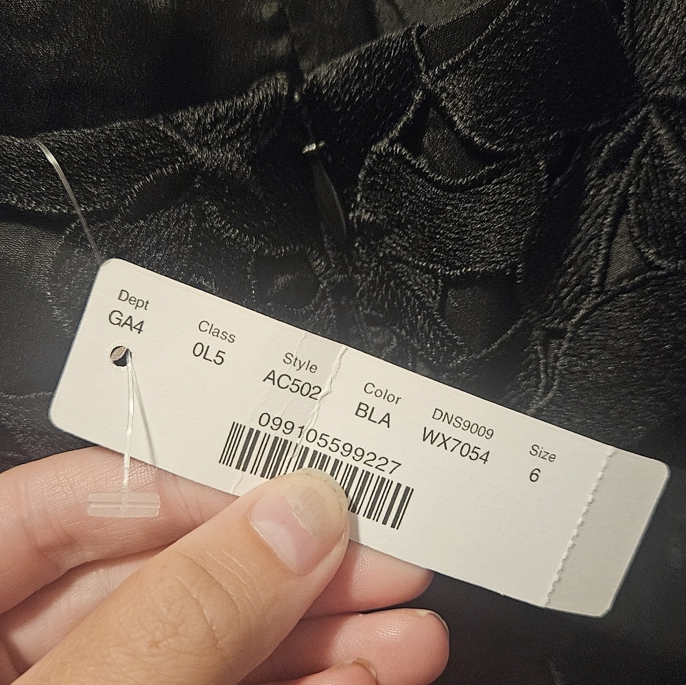 NWT J.Crew Black Midi Dress - Picture 6 of 6